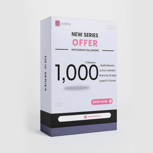 1,000 Instagram Followers Real & Active Guaranteed - Lyzerte Social Media