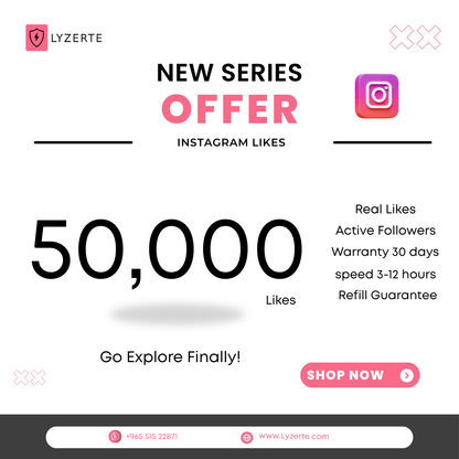 Instagram Likes For Explore Fast (Real) - Lyzerte Social Media