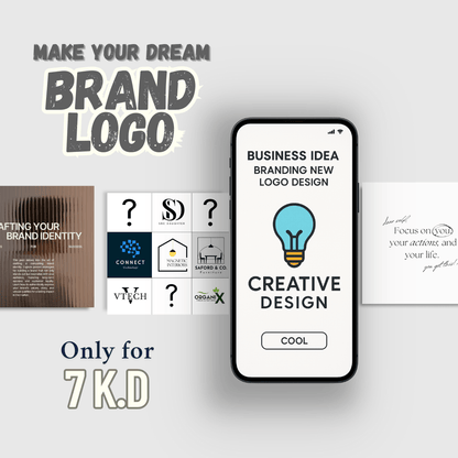 Powerful Branding Logo Design with Mockups Ready to use - My Store